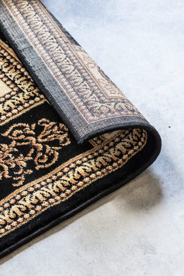 Orientalisk matta - Guzara SVART-Cream - Bild 5