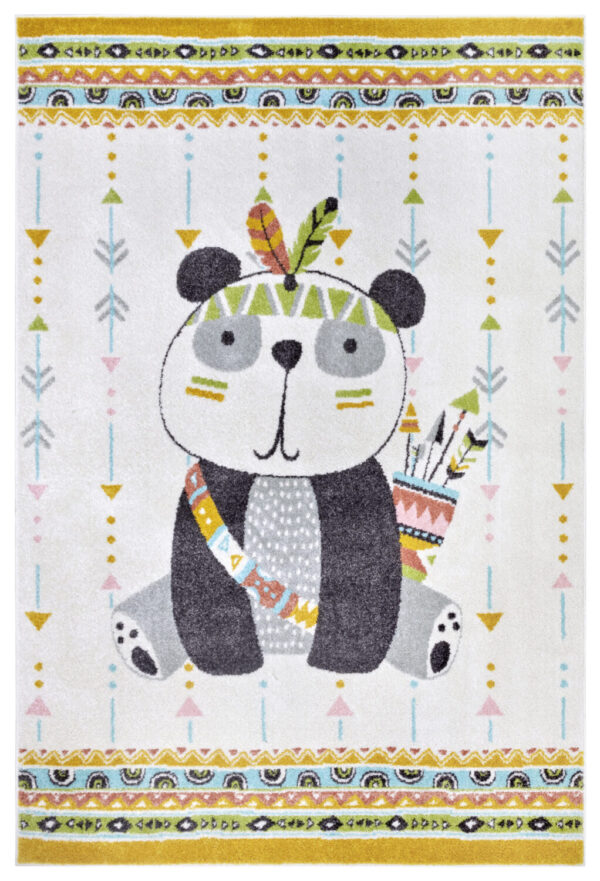 Äventyr BARNMATTA - Panda Creme