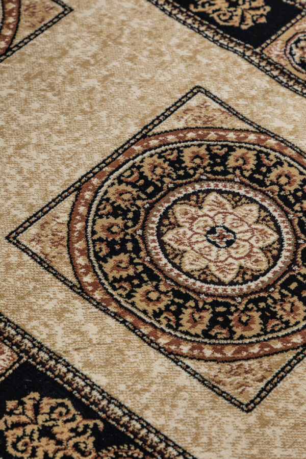 OrientaliskLöpare - Shindland Cream-SVART 80x240 cm - Bild 6