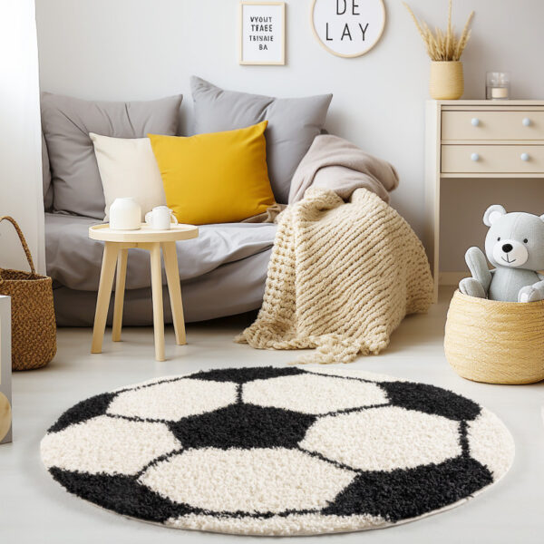 BARNMATTA - FUN 6001 SVART RUND