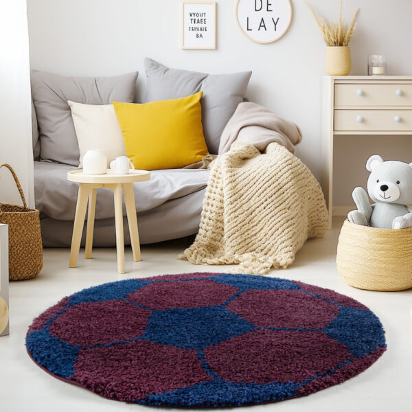 BARNMATTA - FUN 6001 NAVY RUND
