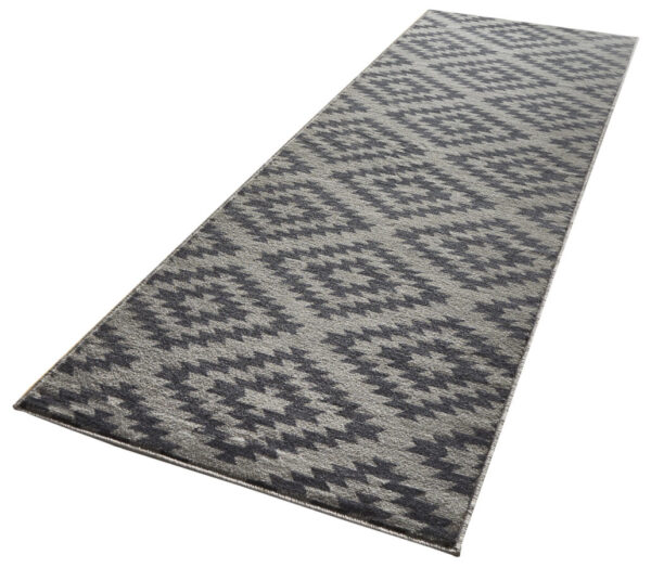 Velours Nordic Löpare - Grå - Bild 4
