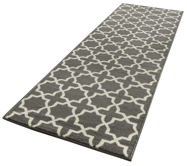 Velours Glam Löpare - Gråcreme - Bild 4