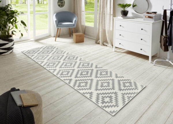Velours Nordic Löpare - Creme