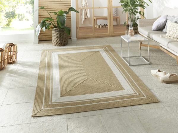 FLATVÄVD Matta - Trenzado Crème-beige