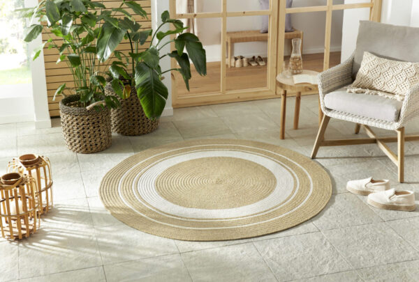FLATVÄVD Matta - Trenzado Crème-beige - Bild 2