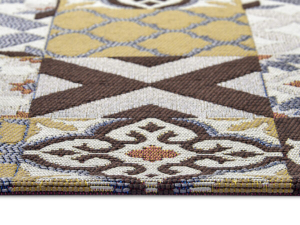 Cappuccino Anti-Slip Löpare Mosaik Brun Multi 75x150 cm - Bild 6