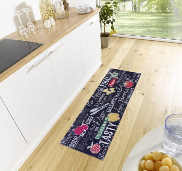 Cook & Clean Anti-Slip Löpare - Delicious Kitchen Board 50x150 cm