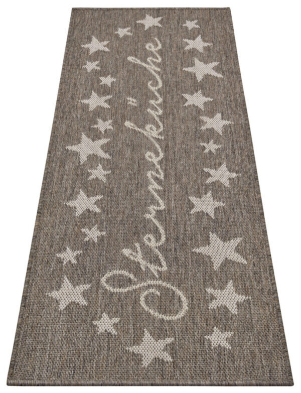 Cucina Anti-Slip Löpare - Melierte Sterneküche Brun 62x150 cm - Bild 3