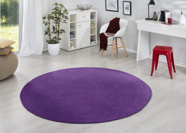 Enfärgade - Fancy Lilla Rund