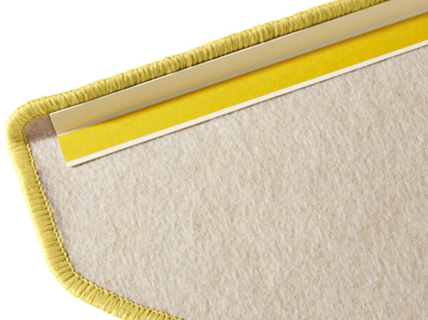 Enfärgade - Fancy gul Trappe mattar(15 stk 23x65) - Bild 3