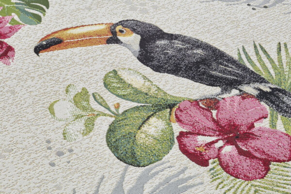FLATVÄVD Flair  Matta - Tropical Dream Creme Multi - Bild 5