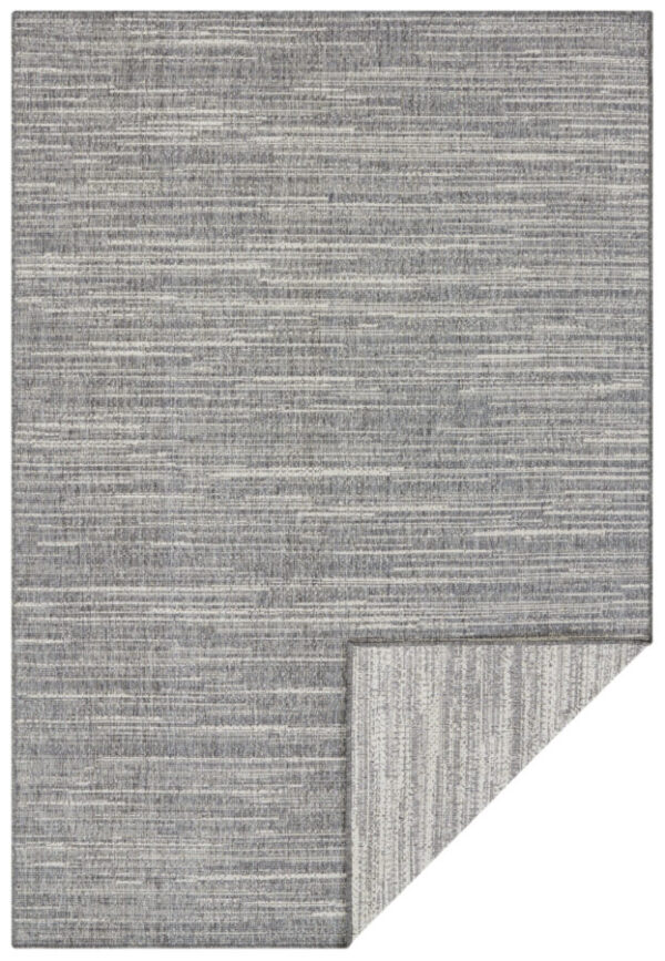 FLATVÄVD Gemini Mèlange - LJUSGRÅ Vändbara - Bild 2