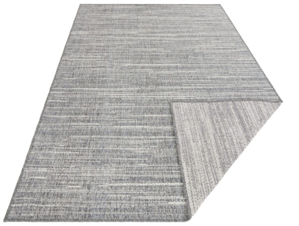 FLATVÄVD Gemini Mèlange - LJUSGRÅ Vändbara - Bild 3