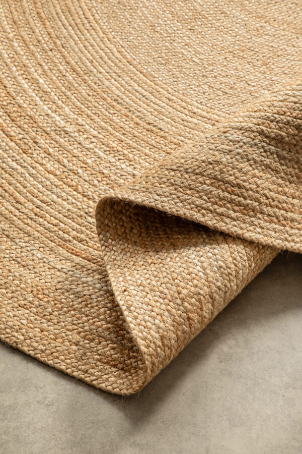 Jute Matta - Natural Guld Rund - Bild 3