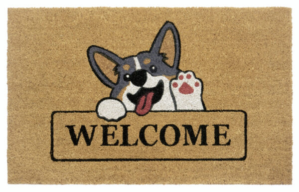 Dörrmatta Kokos - Welcome & Dog 45x70 - Bild 3