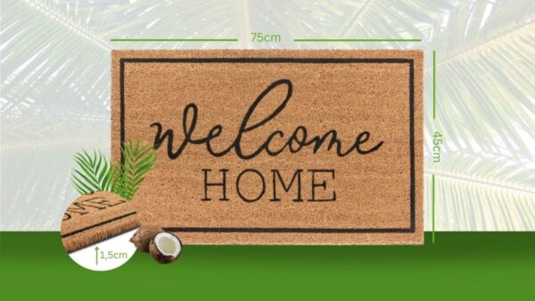 Dörrmatta Kokos - Classic Welcome Home 45x70 - Bild 3