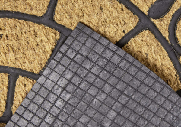 Dörrmatta Gummi - Kokos - halvrund 45x75 - Bild 2