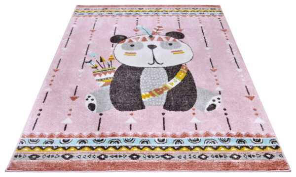 Äventyr BARNMATTA - Panda LJUSRÖD - Bild 3