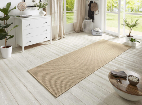 FLATVÄVD Nature 600 Löpare - Beige-brun Sisal-Look