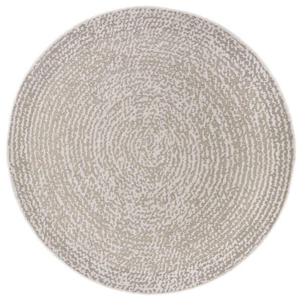 FLATVÄVD Matta - Desert Crème-Beige runda - Bild 2