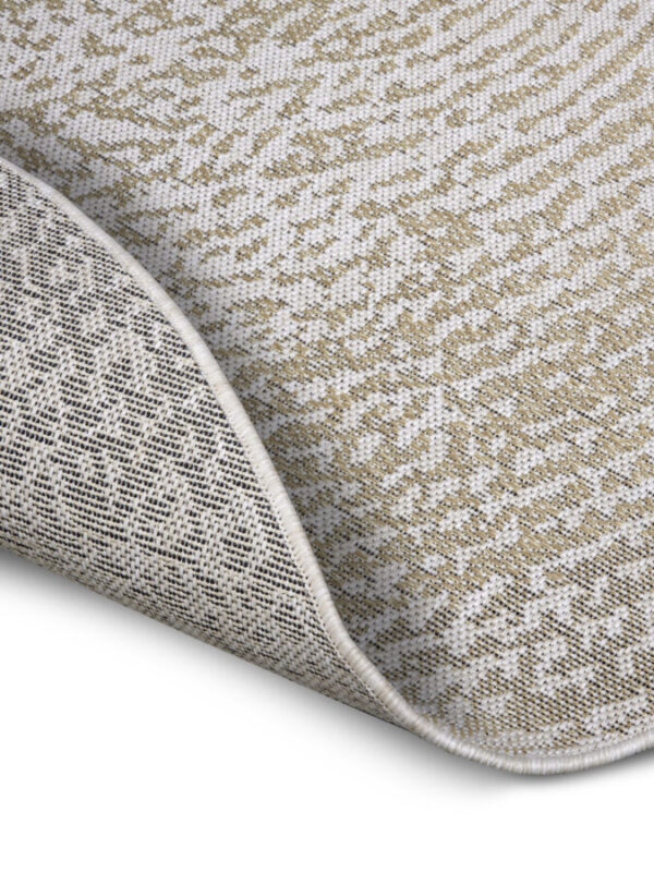 FLATVÄVD Matta - Desert Crème-Beige runda - Bild 4