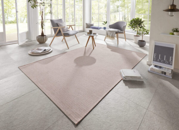 FLATVÄVD Millau Matta - Rosa