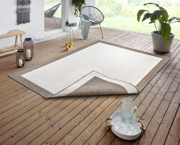 Vändbarat Matta - Twin Panama Beige
