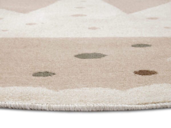 Äventyr BARNMATTA - Krona Beige rund - Bild 2