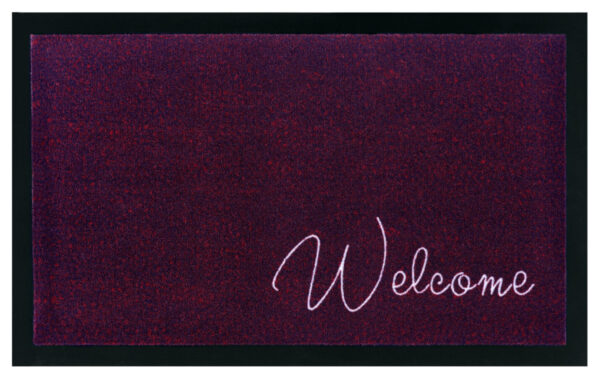 Tvättbar Dörrmatta - Welcome Lilla 45x75 - Bild 2