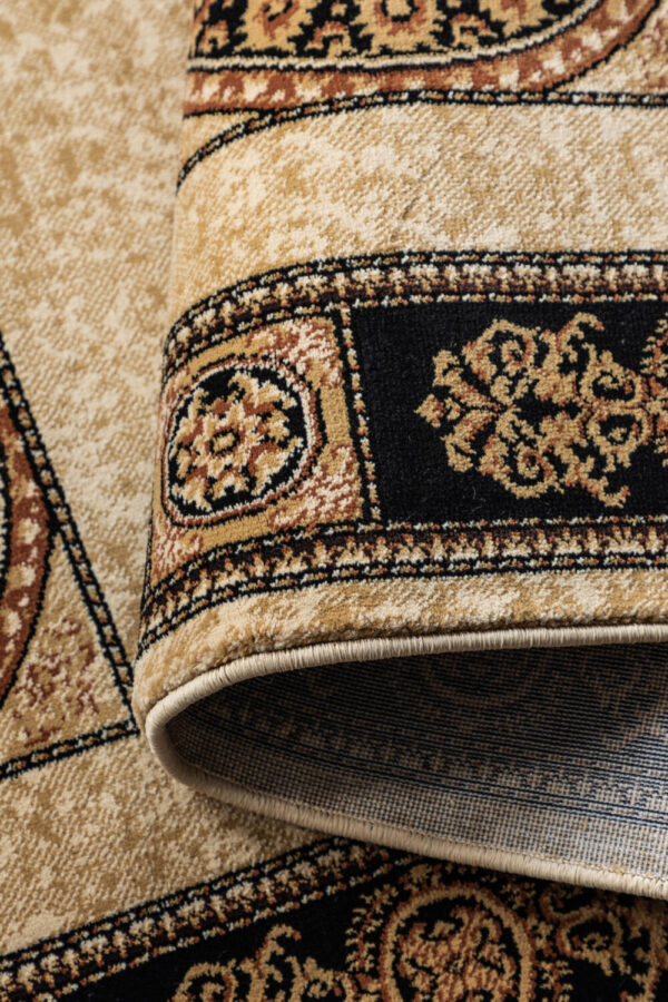 OrientaliskLöpare - Shindland Cream-SVART 80x240 cm - Bild 4