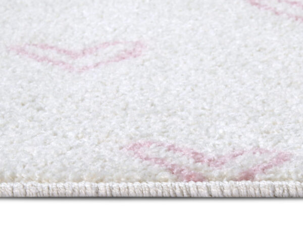 Äventyr BARNMATTA - Hjärtan Creme-rosa - Bild 4