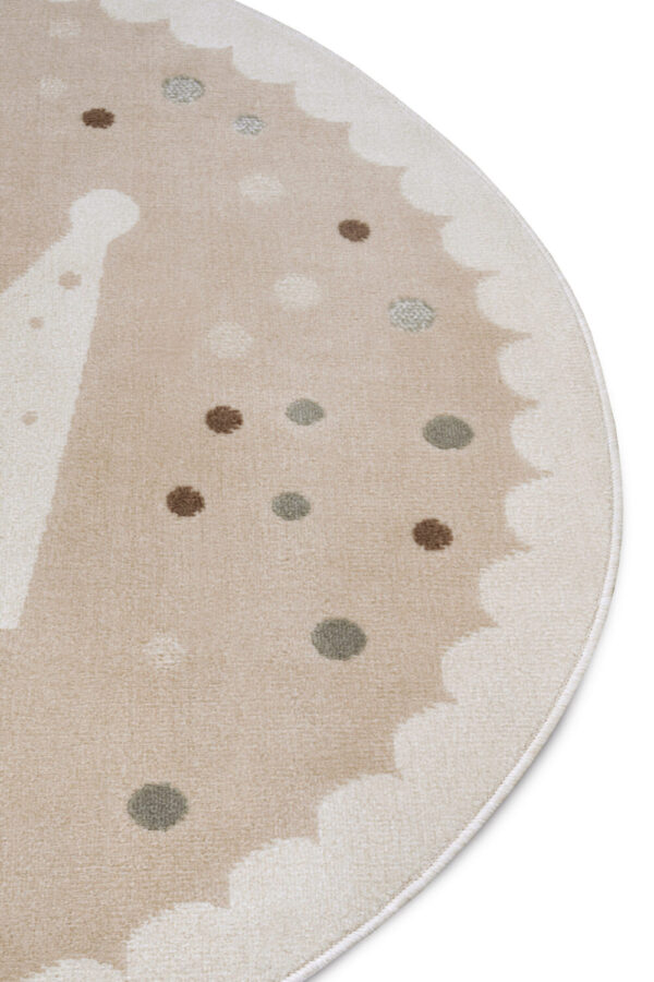 Äventyr BARNMATTA - Krona Beige rund - Bild 3