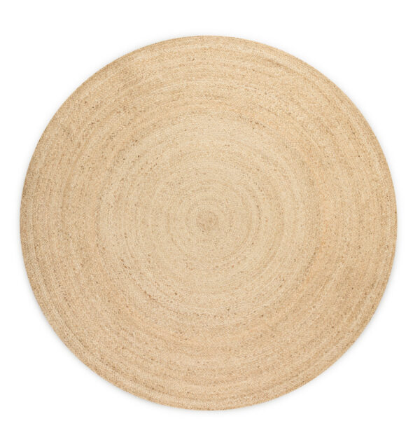 Jute Matta - Natural Ivory Rund