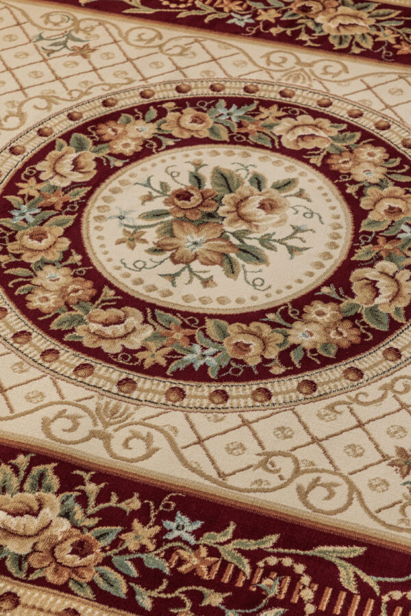 Orientalisk matta - Adraskan RÖD-cream - Bild 6