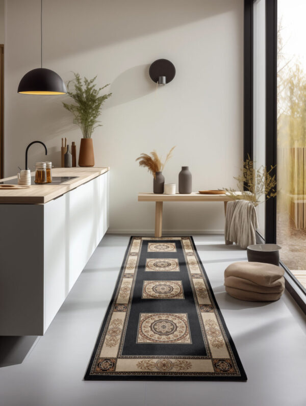 OrientaliskLöpare - Shindland SVART 80x240 cm - Bild 2
