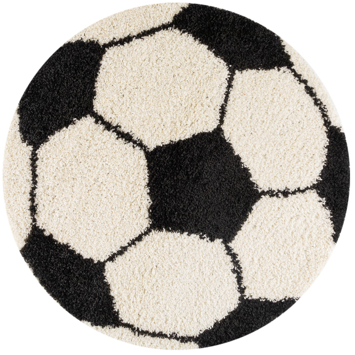 BARNMATTA - FUN 6001 SVART RUND