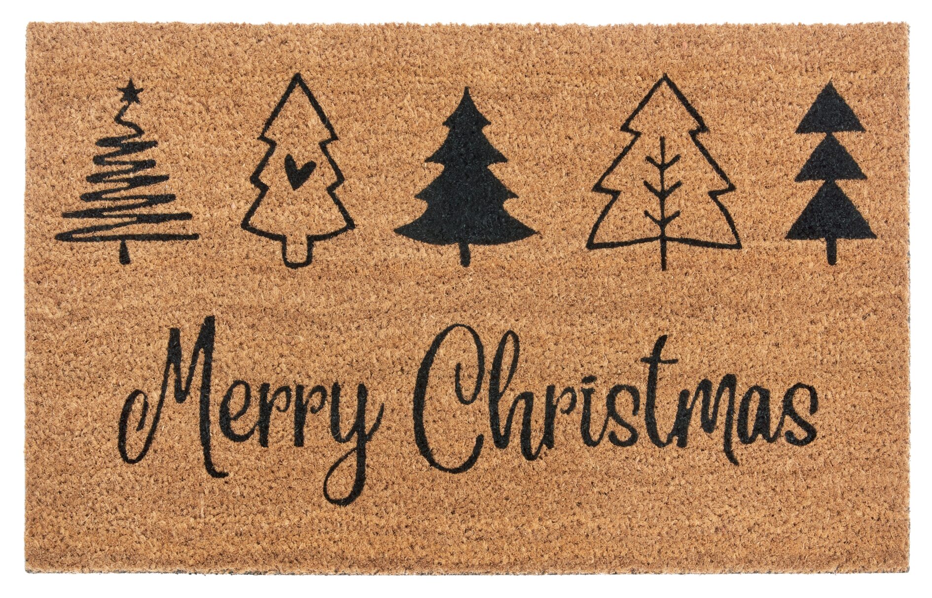 Dörrmatta Kokos - Christmas Trees 45x70