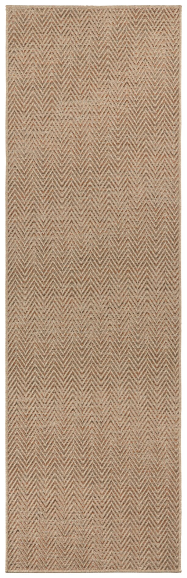 FLATVÄVD Nature 500 Löpare - Beige-orange Sisal-look