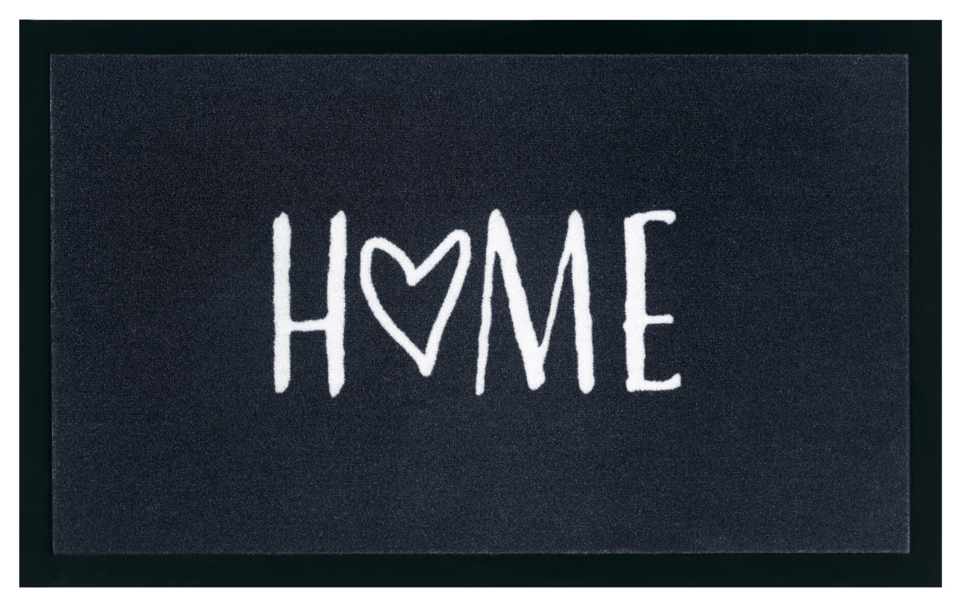 Tvättbar Dörrmatta - Home SVART 45x75