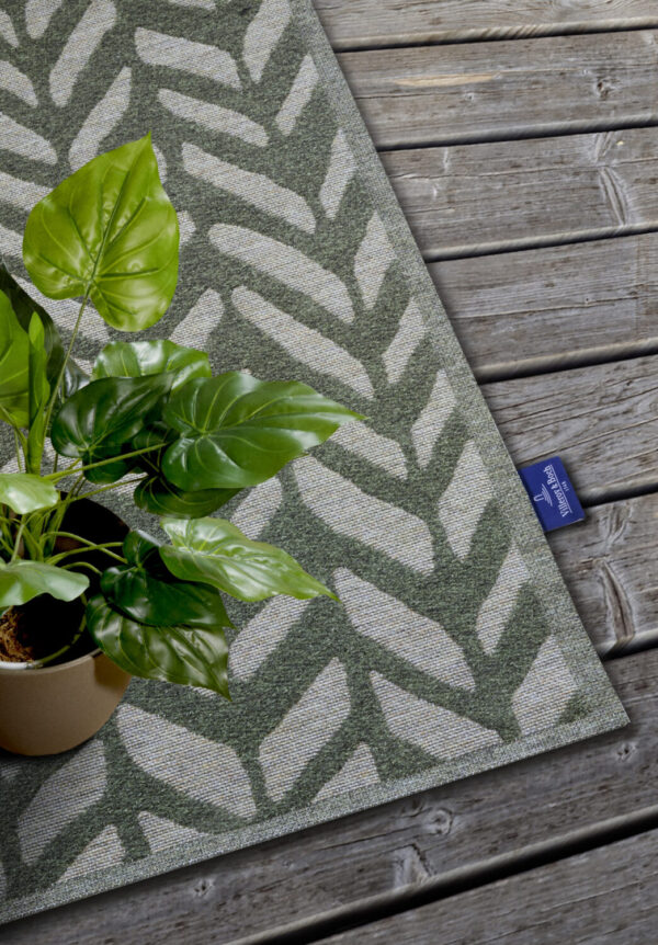 Villeroy & Boch 1883 Utomhus  Georgette Jungle Grön matta i färgen Grön gjord i materialet 100% Återvunnen Polyester