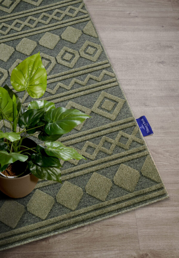 Villeroy & Boch 1879   Catherine Jungle Grön matta i färgen Grön gjord i materialet 100% Återvunnen Polyester