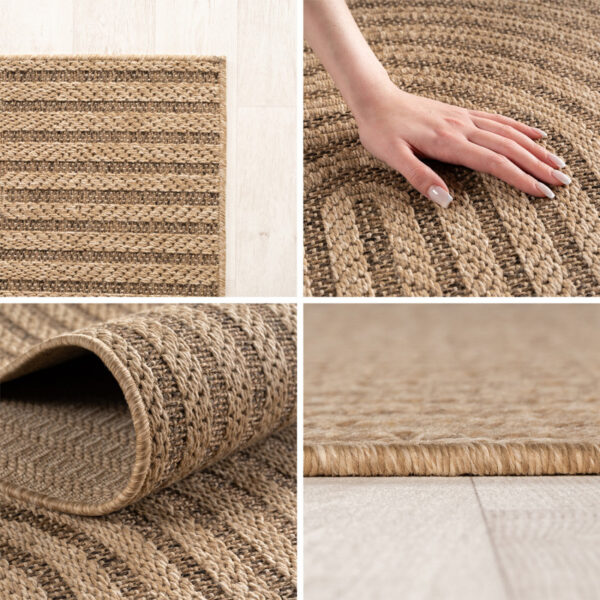 Utomhus matta - Timber 1401 Beige - Bild 3