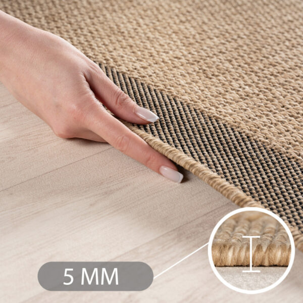 Utomhus matta - Timber 1402 Beige - Bild 4
