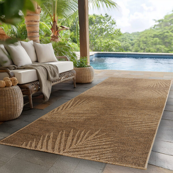 Utomhus matta - Timber 1403 Beige - Bild 2
