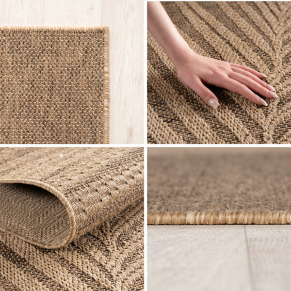 Utomhus matta - Timber 1403 Beige - Bild 3