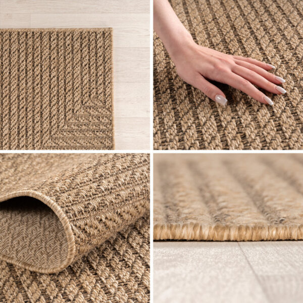 Utomhus matta - Timber 1404 Beige - Bild 3