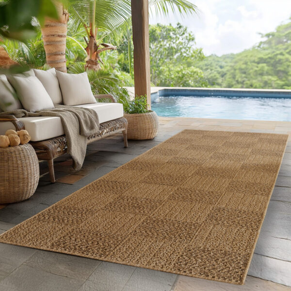 Utomhus matta - Timber 1405 Beige - Bild 2