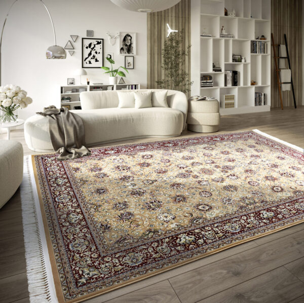 Villeroy & Boch 1870   Alfred Röd Beige matta i färgen Röd gjord i materialet 100% Polypropylen