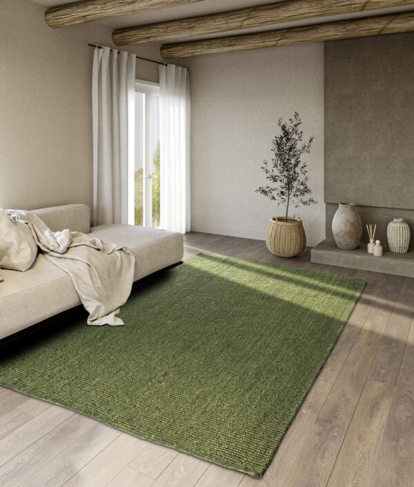Villeroy & Boch 1791 Jute  Rosalie Jungle Grön matta i färgen Grön gjord i materialet 100% Jute